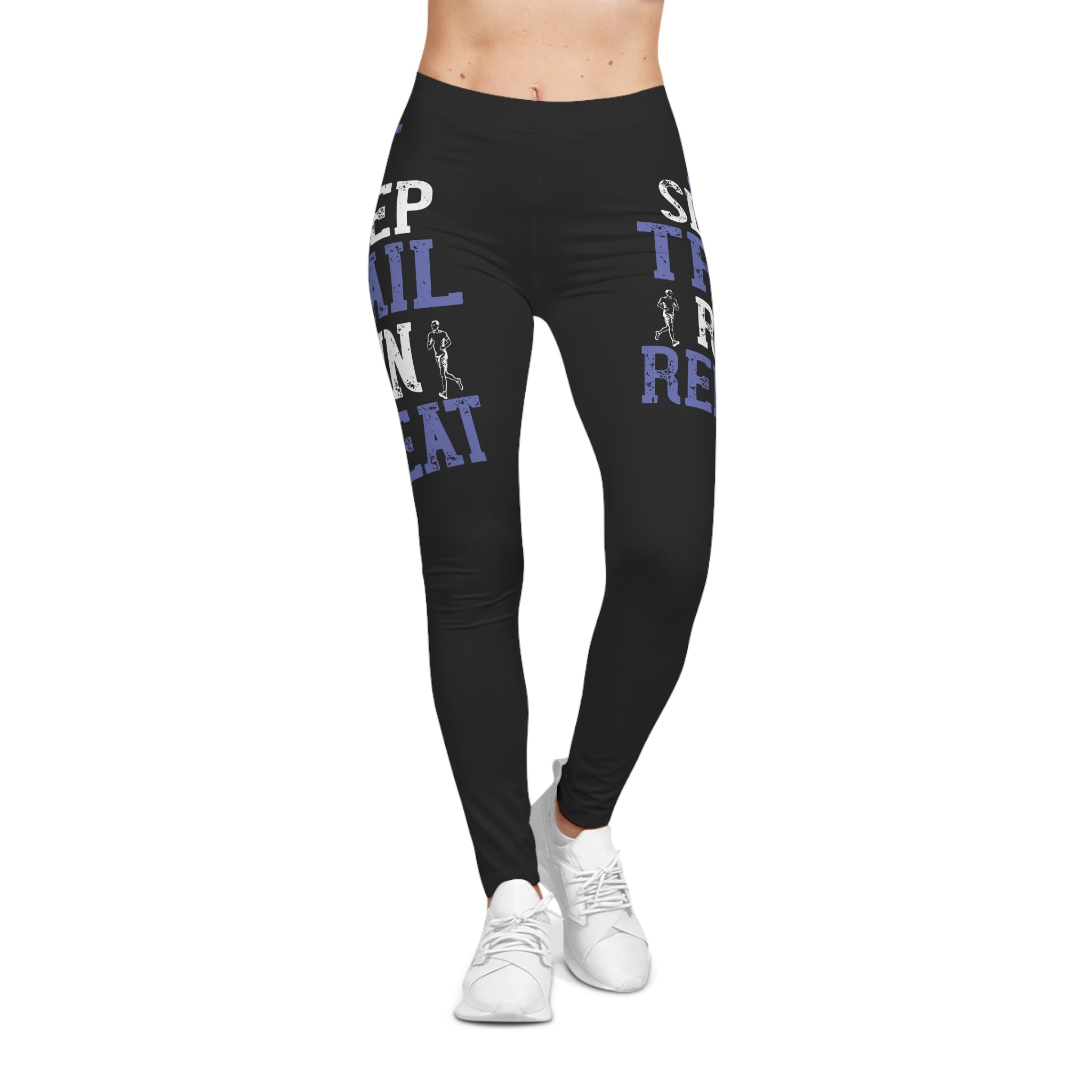 Women's Fitness Leggings with Motivational Print - Perfect for Running, Yoga, Gym, Athleisure, and Gifts